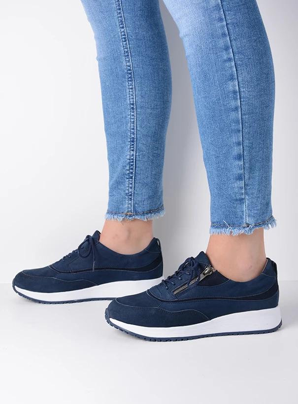 wolky low lace up shoes 02278 sprint 11820 denim nubuck sfeer