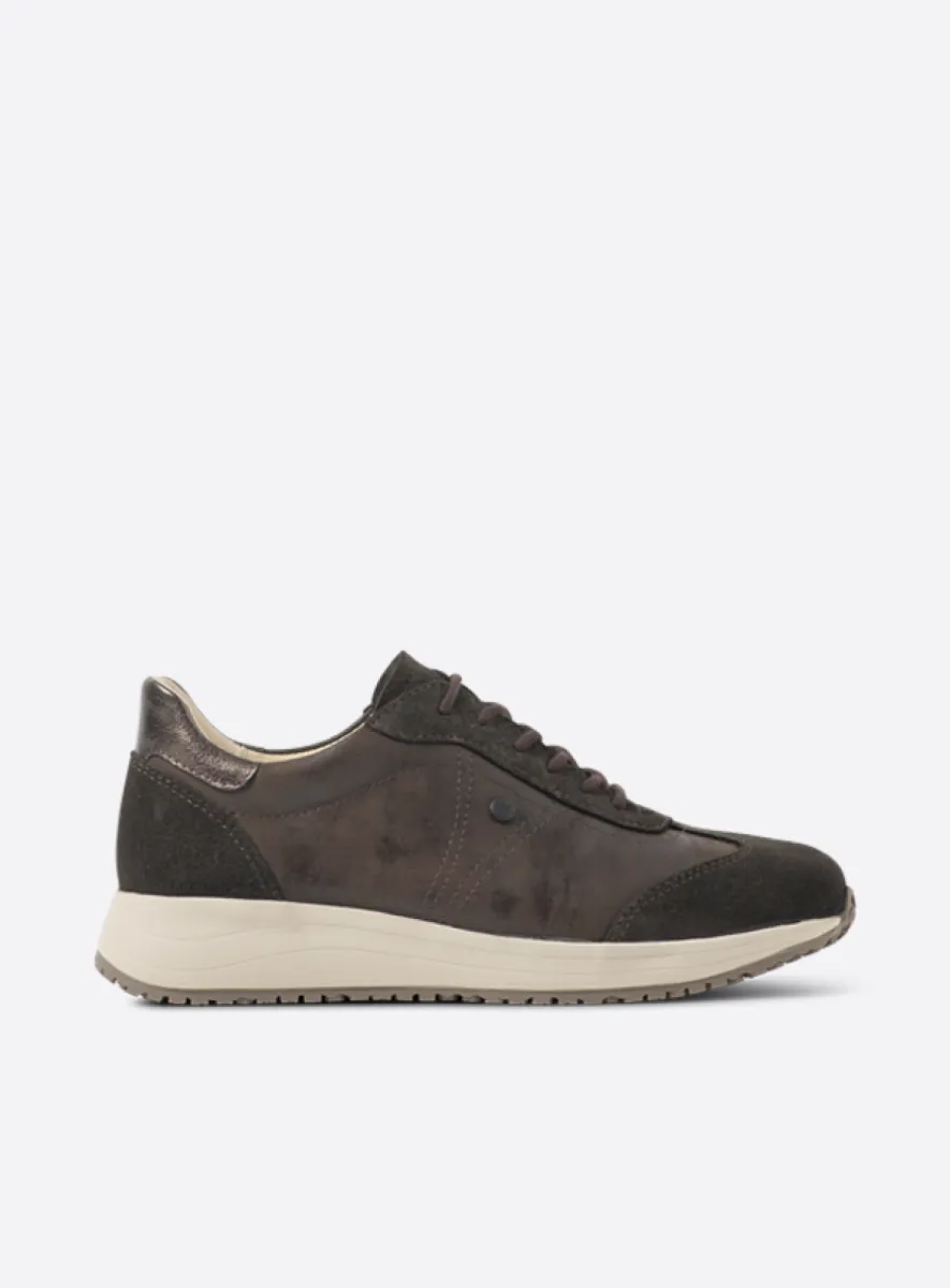 Wolky Daba - brown effect leather Arch support shoes for women