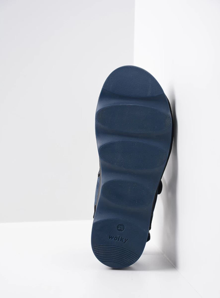 Wolky Sandals 02350 Medusa 11820 denim nubuck