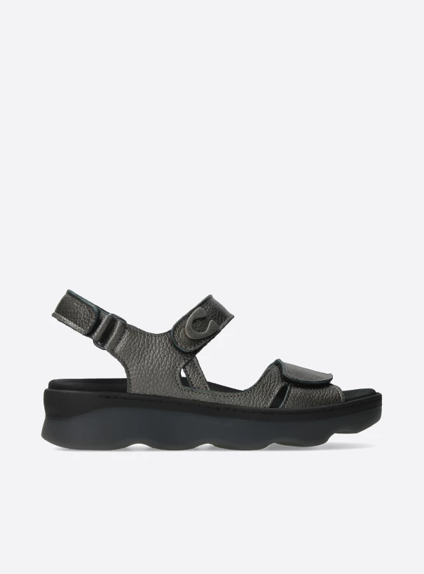 wolky sandals 02350 medusa 71210 anthracite leather
