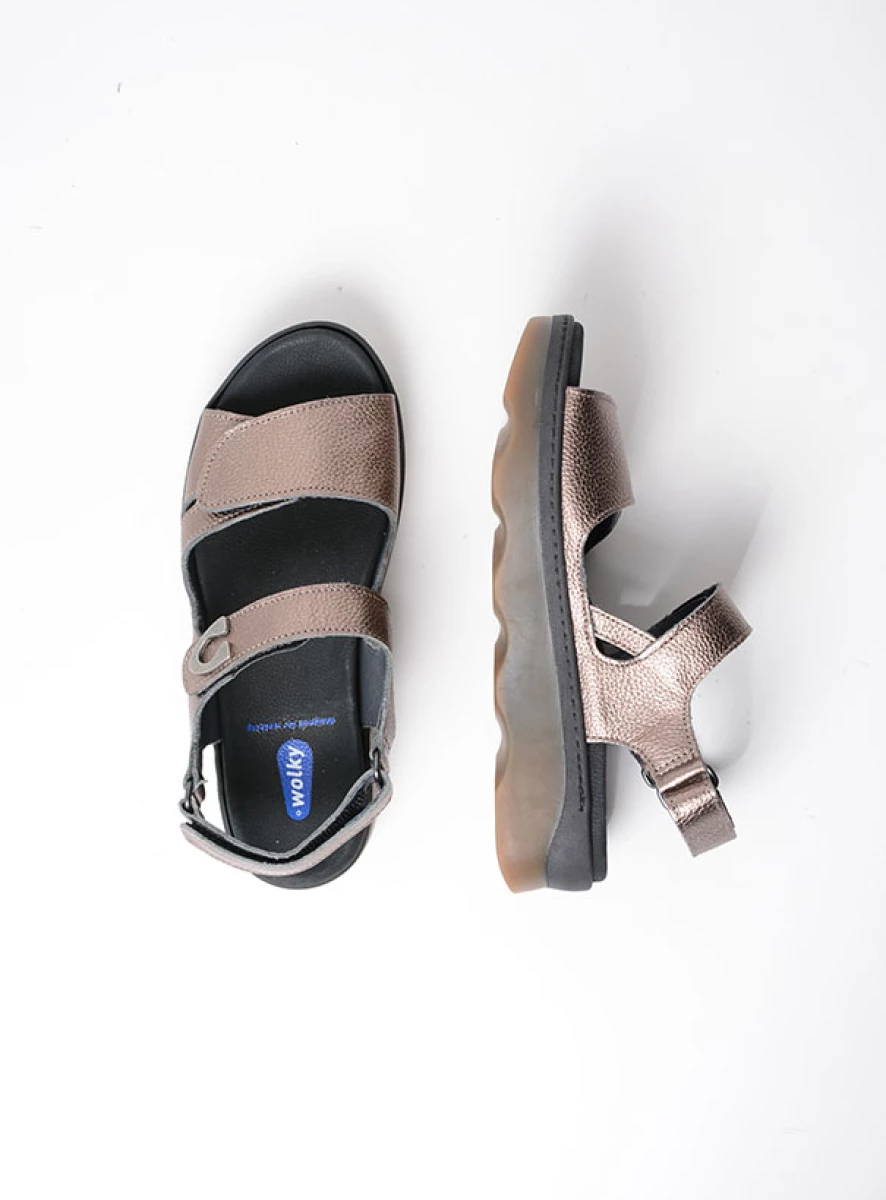 Wolky Sandals 02350 Medusa 71320 bronze leather