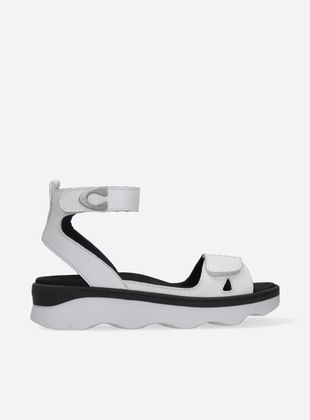 wolky sandals 02351 plata 33100 white leather
