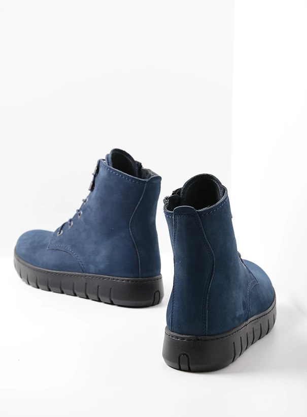 wolky high lace up shoes 02377 new wave 10820 denim nubuck back