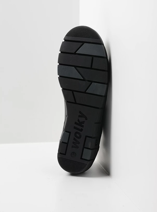 wolky low lace up shoes 02452 etosha hv 31000 black leather sole