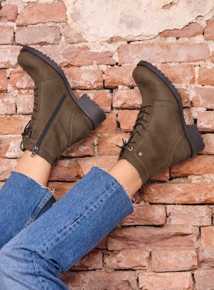 Wolky Boots 02475 Quinta 10770 cactus nubuck