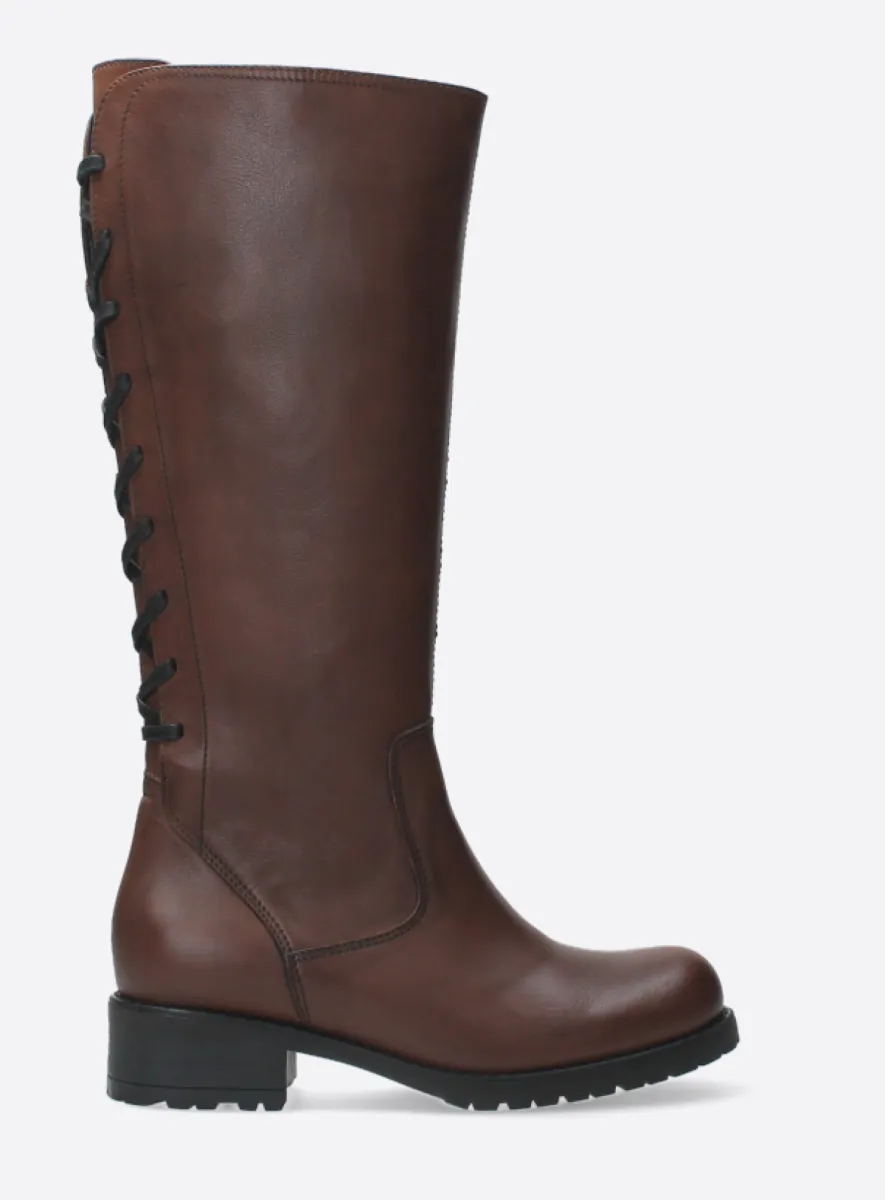 Wolky Lascana - cognac leather Boots for women