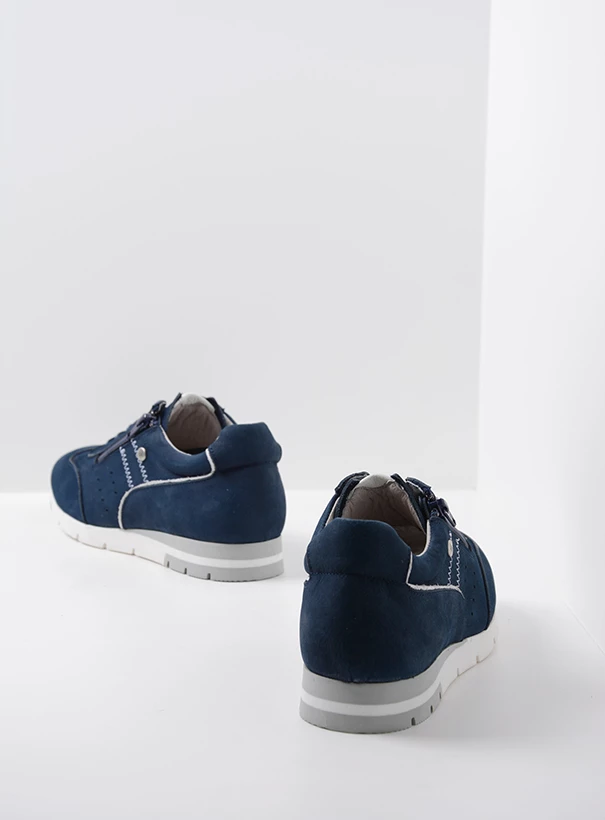 wolky low lace up shoes 02526 yell xw 11820 denim nubuck back