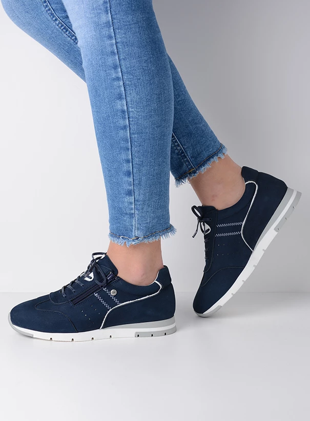 wolky low lace up shoes 02526 yell xw 11820 denim nubuck detail