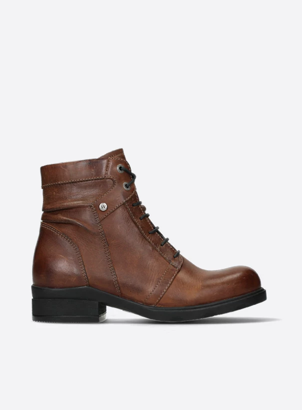 wolky biker boots 02628 center wr 20430 cognac leather