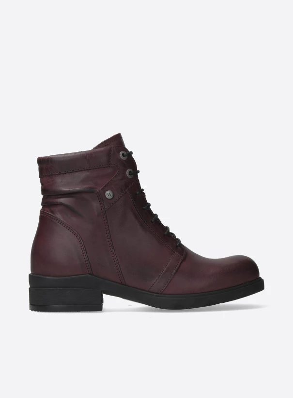 wolky biker boots 02629 center xw 30551 burgundy leather