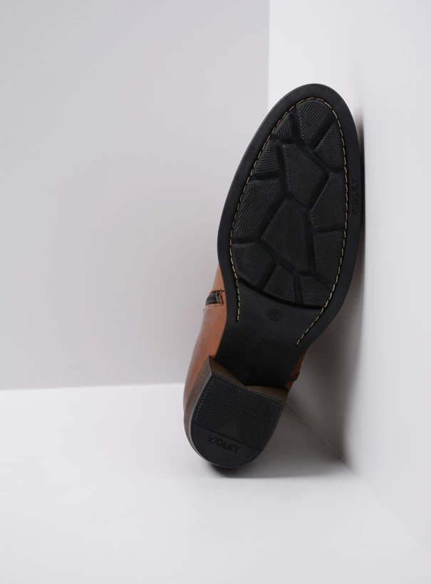 wolky cowboyboots 02880 caprock hv 30430 cognac leather sole