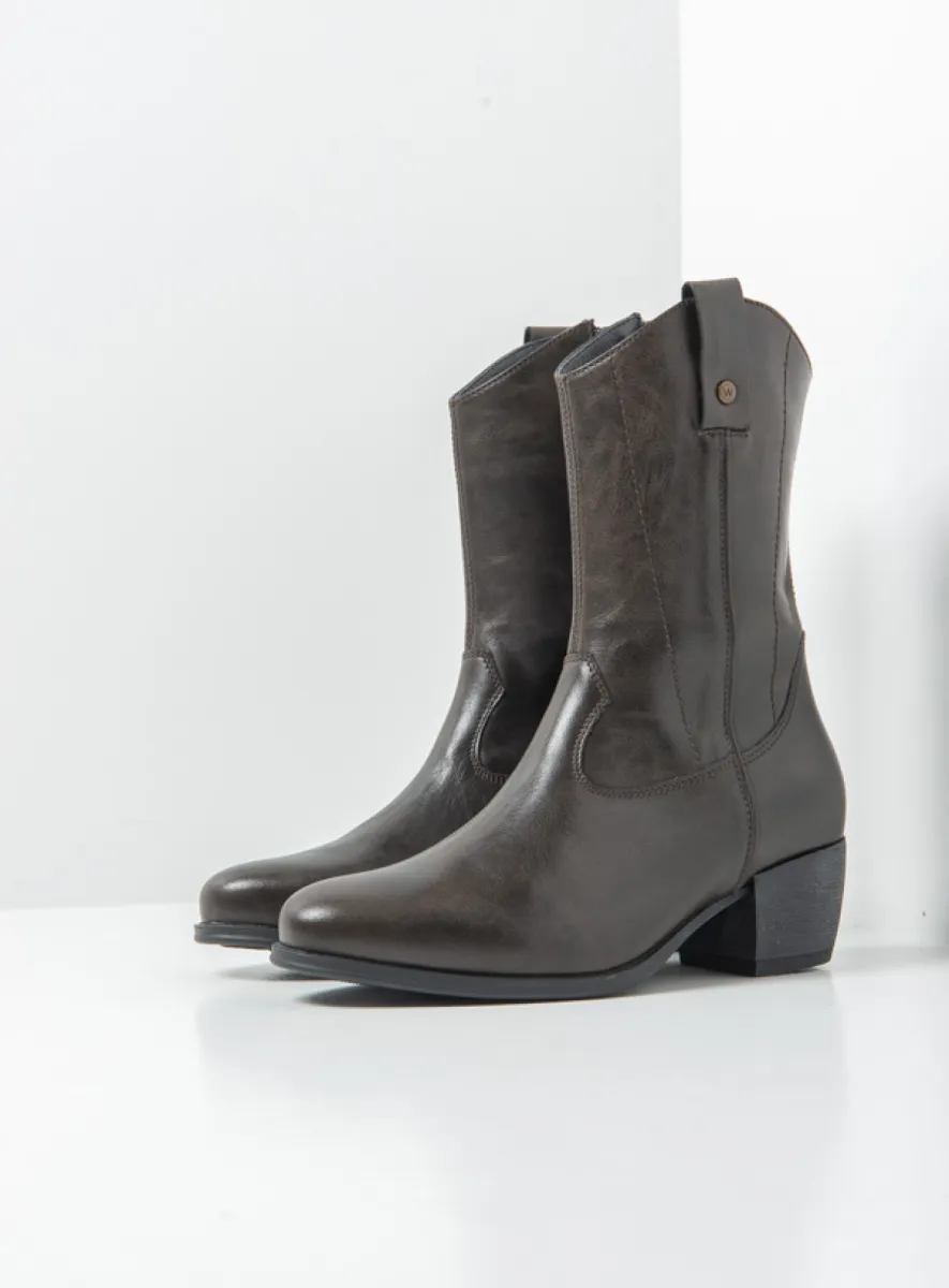 Wolky Caprock HV - brown leather Cowboy boots for women