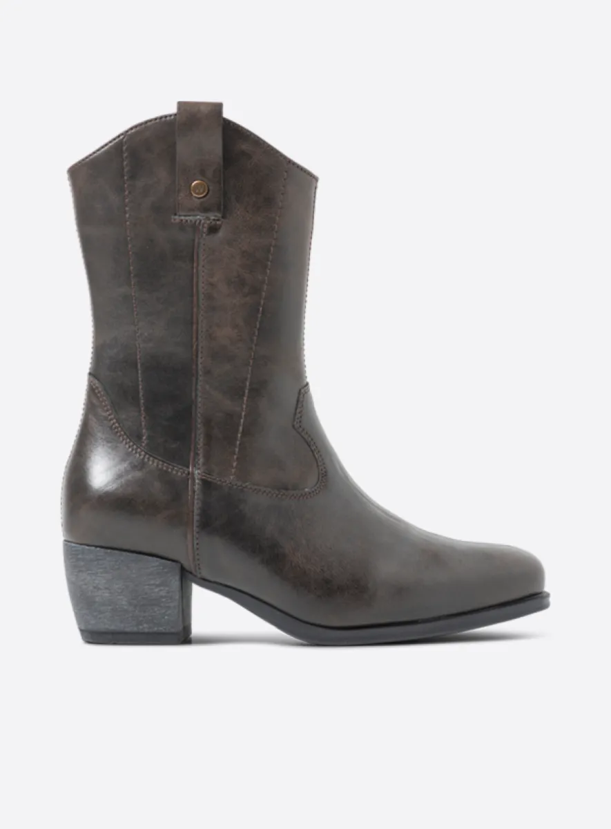 Wolky Caprock HV - brown leather Cowboy boots for women