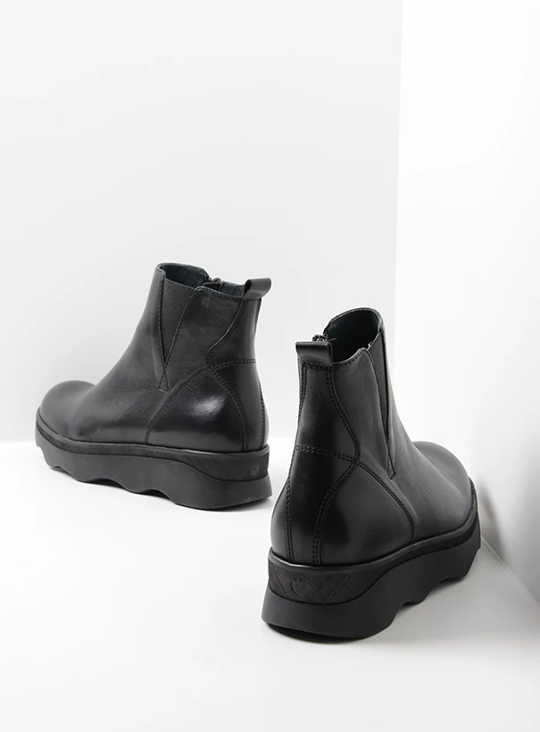 wolky ankleboots 02976 nigata 30000 black leather back