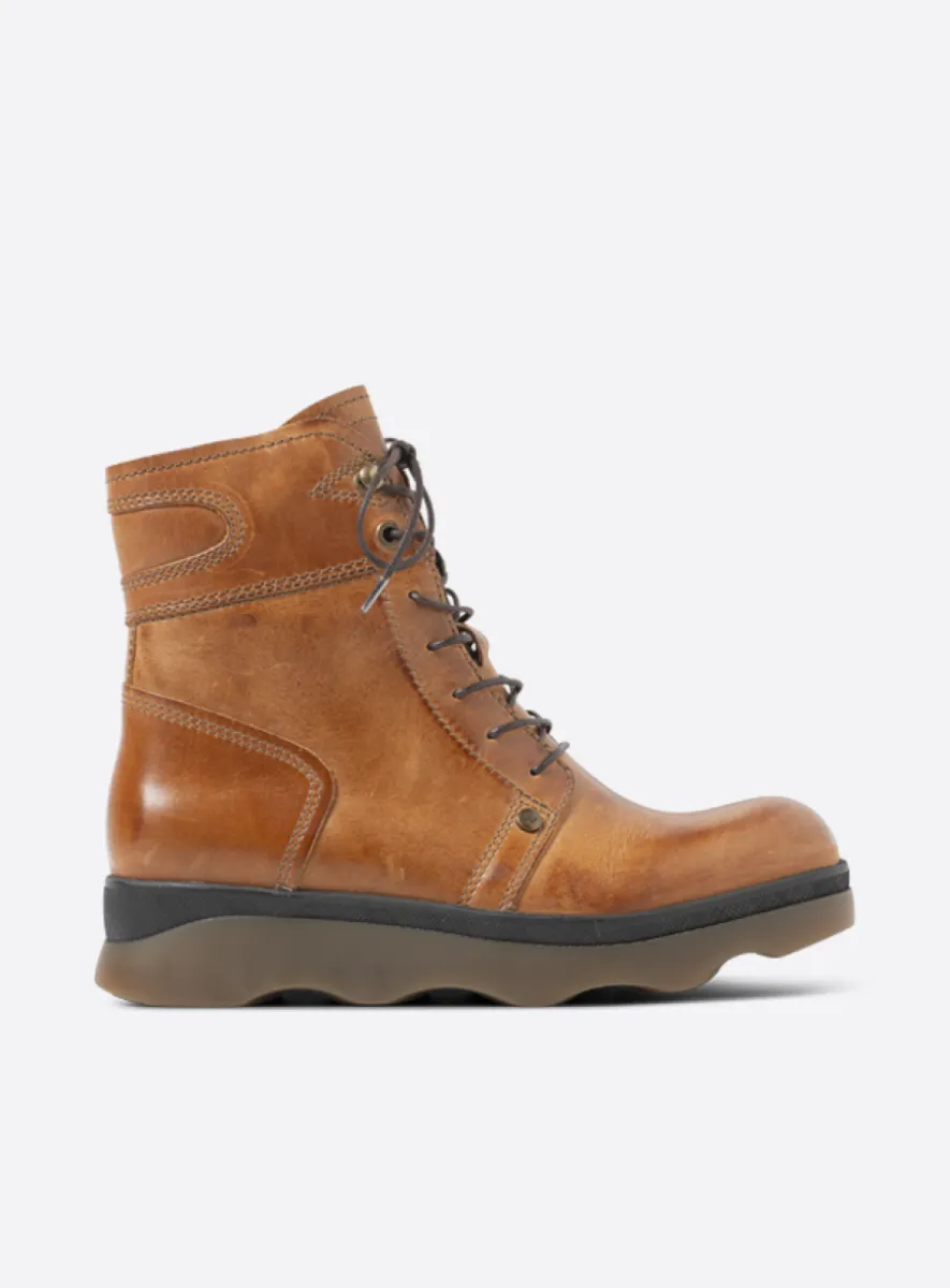 Wolky Biker boots 02982 Destiny HV 30430 cognac leather