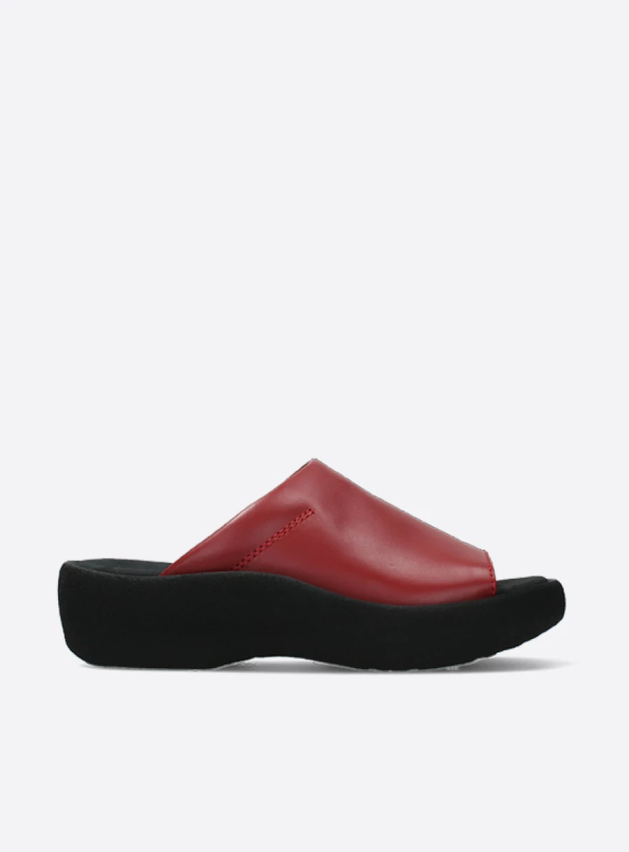 Wolky Sandals 03201 Nassau 30500 red leather