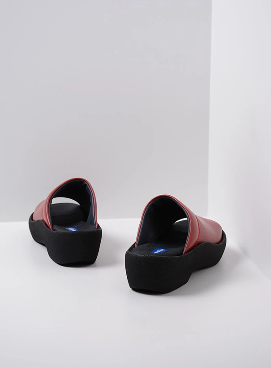 Wolky Sandals 03201 Nassau 30500 red leather