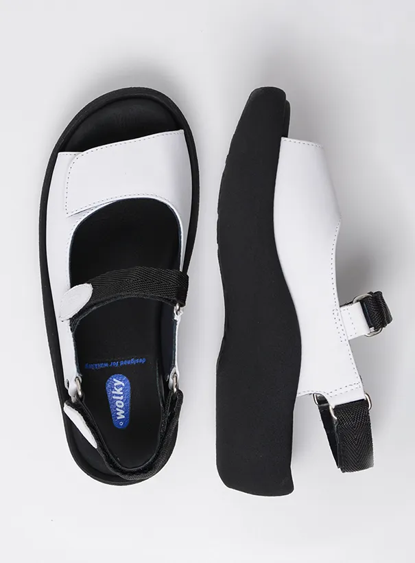 Wolky Sandals 03204 Jewel 30100 white leather