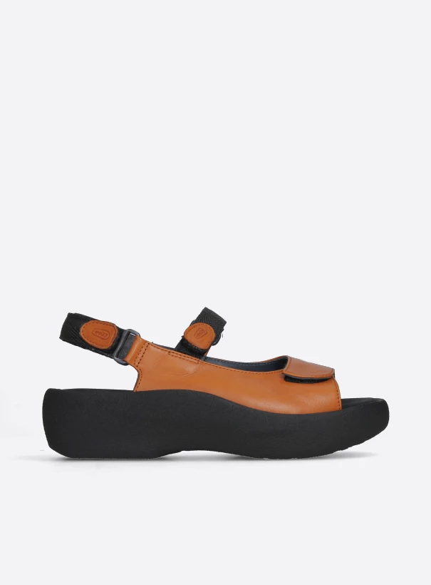 wolky sandals 03204 jewel 34550 orange leather