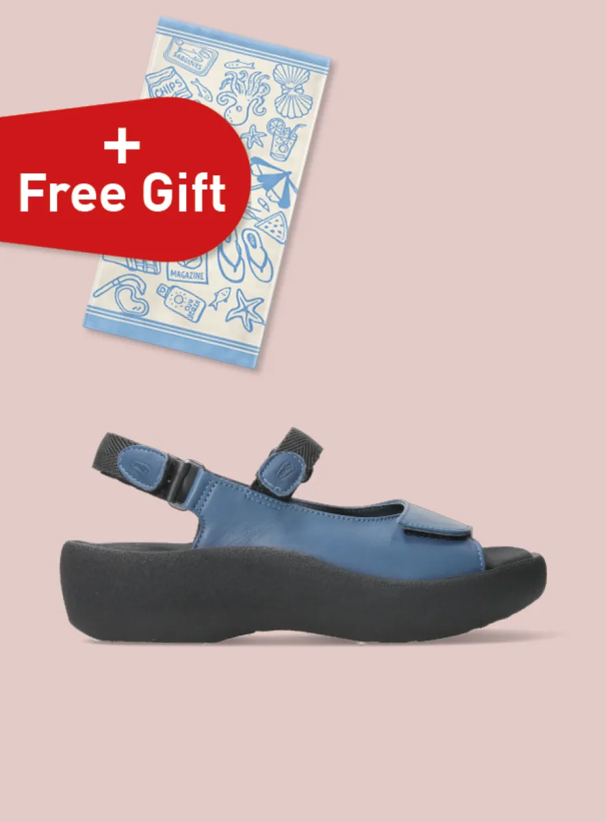 Wolky Jewel - jeans leather Sandals for women