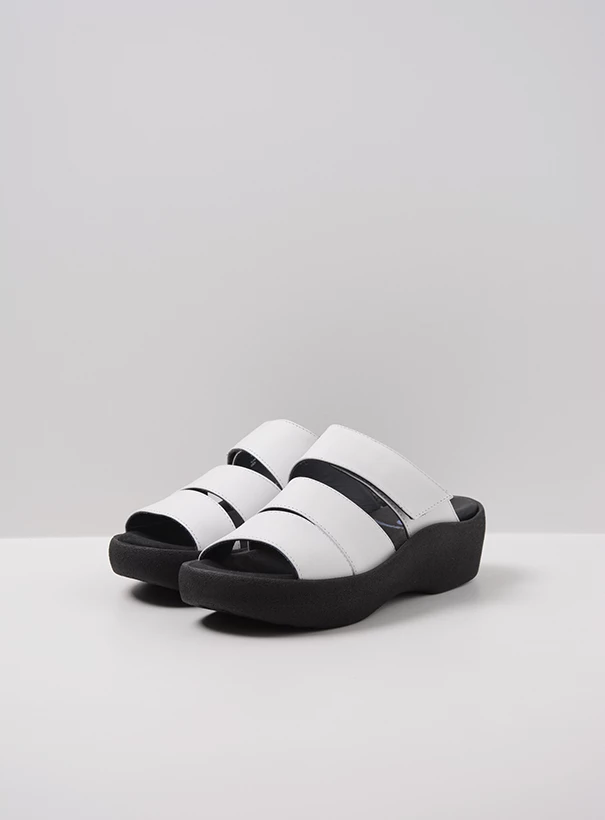wolky sandals 03207 aporia 30100 white leather front