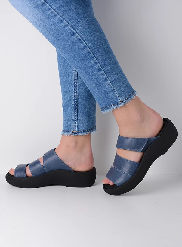 wolky sandals 03207 aporia 30840 jeans leather detail