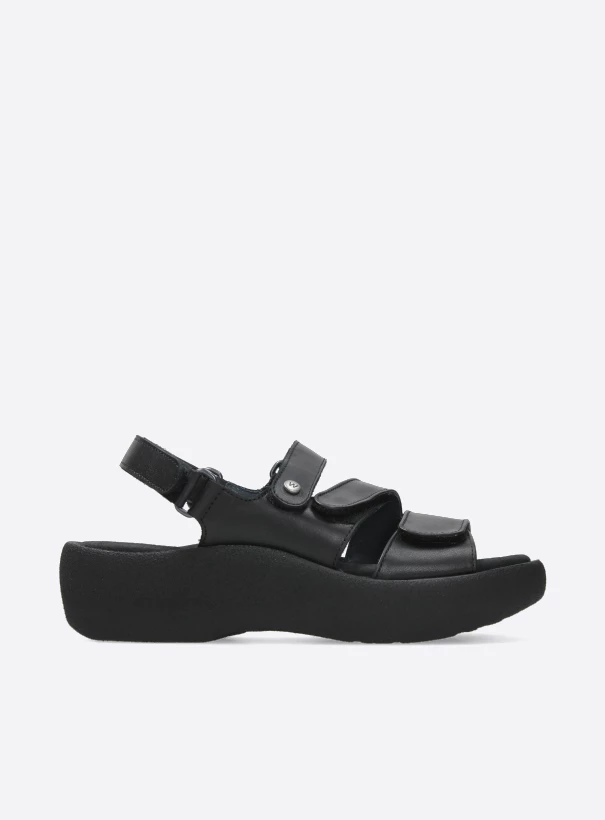 wolky sandals 03223 avalon 30000 black leather
