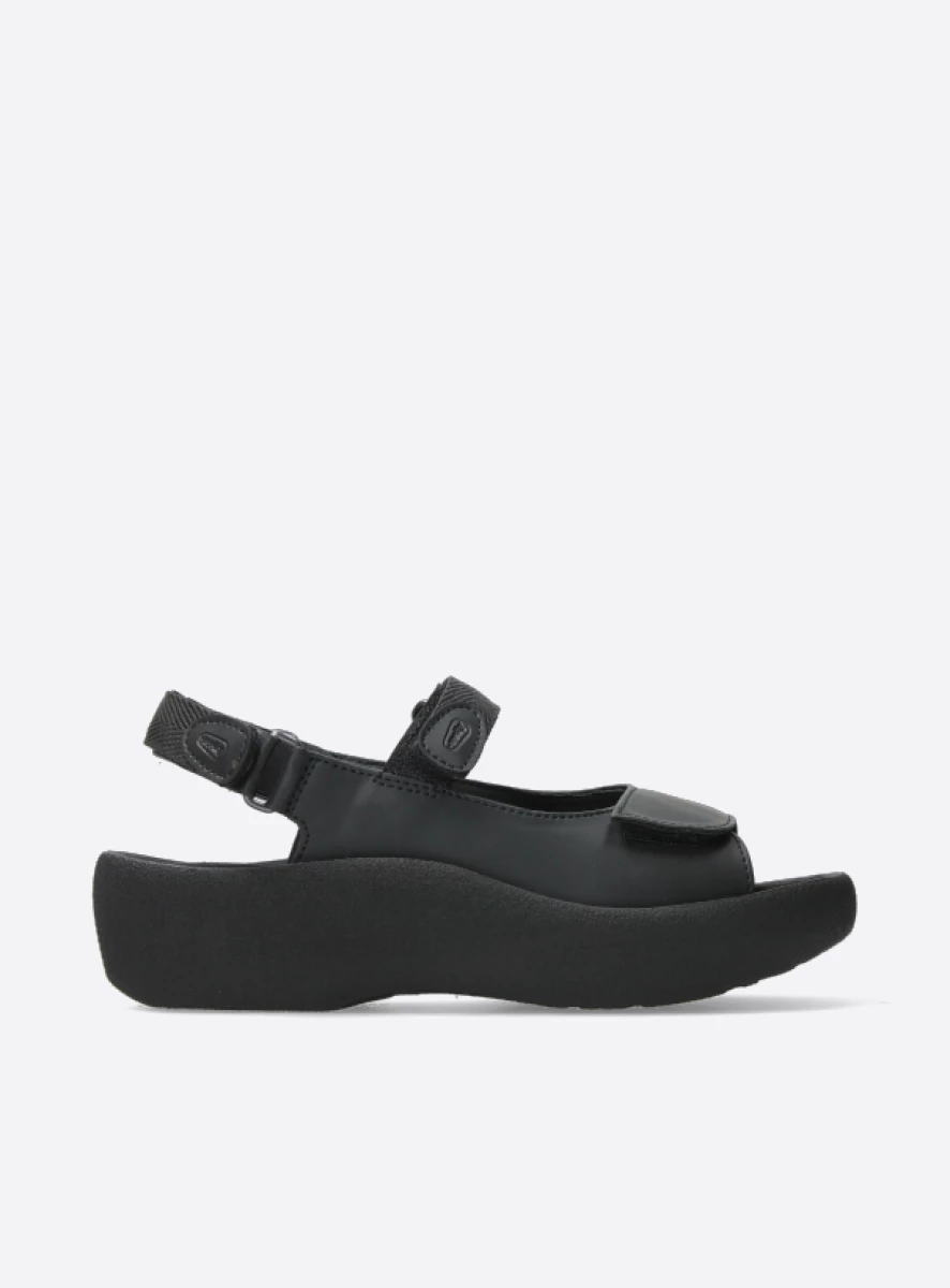 Vegan store black sandals
