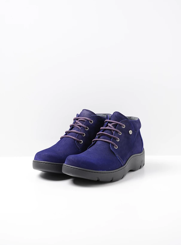 wolky high lace up shoes 03255 tarda xw wr 11600 purple nubuck front