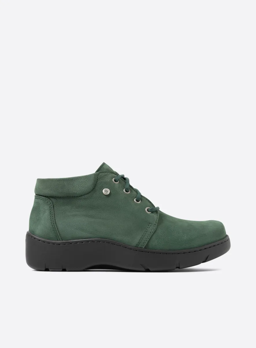 Wolky Lace up boots 03255 Tarda XW-WR 11719 green nubuck