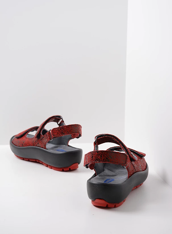 wolky sandals 03333 brasilia 41500 red leather back