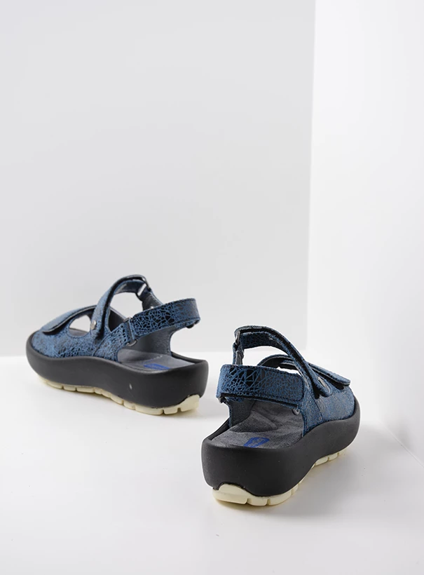 wolky sandals 03333 brasilia 41820 denim blue leather back