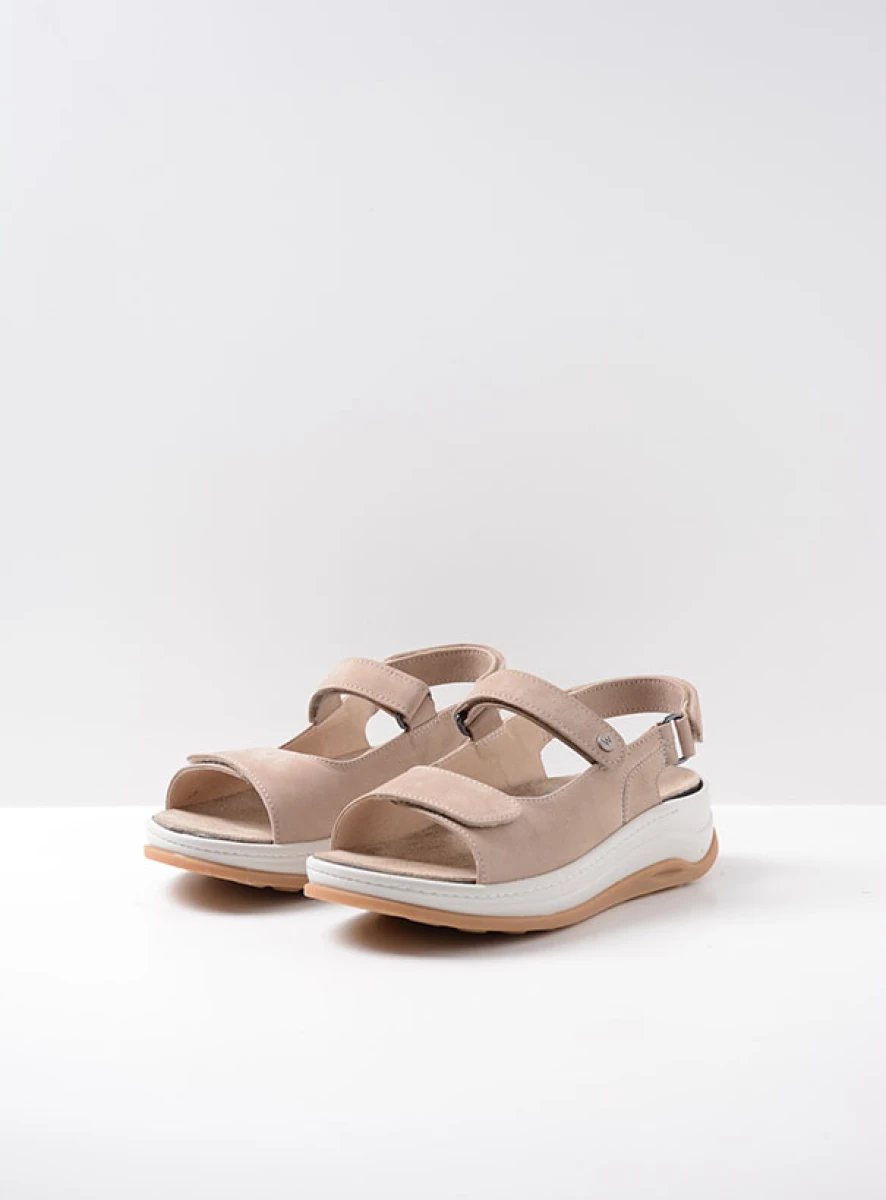 wolky sandals 03350 adura 10125 safari nubuck front