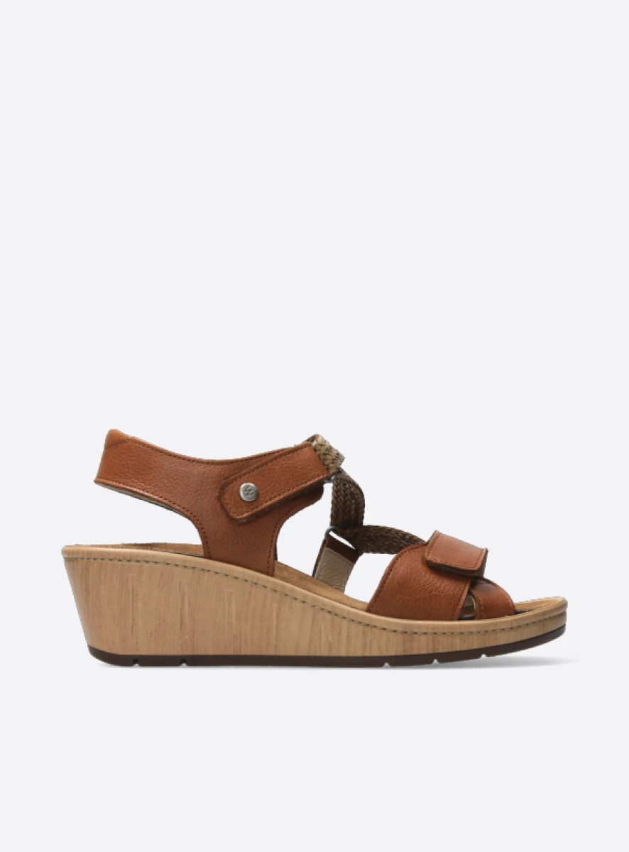 wolky sandals 03550 la jolla 30430 cognac leather