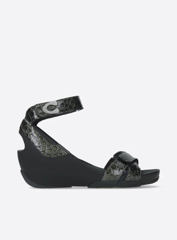 wolky sandals 03776 era 61210 anthracite leather