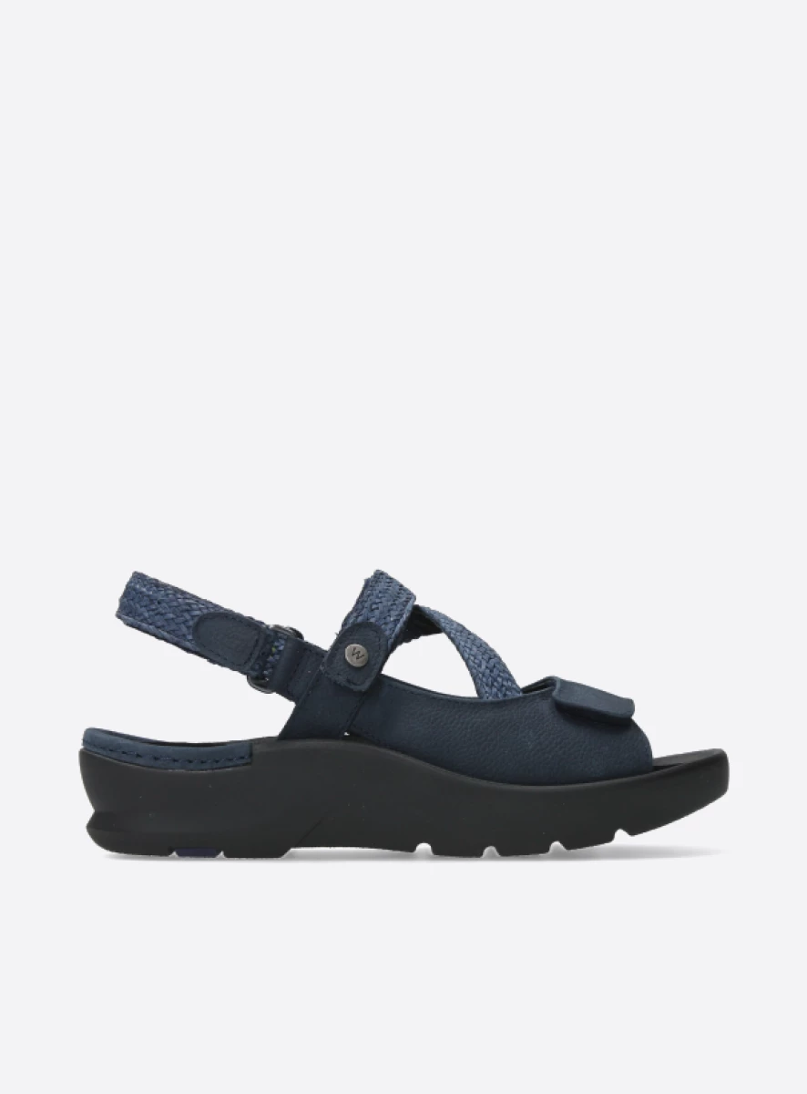 wolky sandals 03925 lisse 11821 denim nubuck