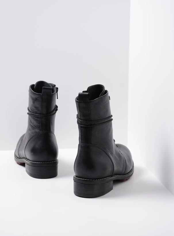 wolky biker boots 04444 murray xw 20000 black leather back