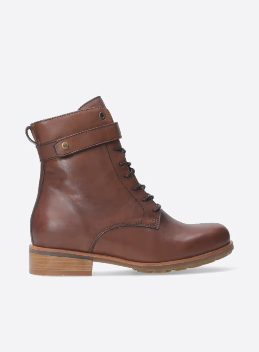 Wolky Biker boots 04485 Sutton 20430 cognac leather
