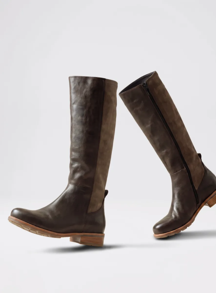 Wolky Hampton - brown leather Boots for women