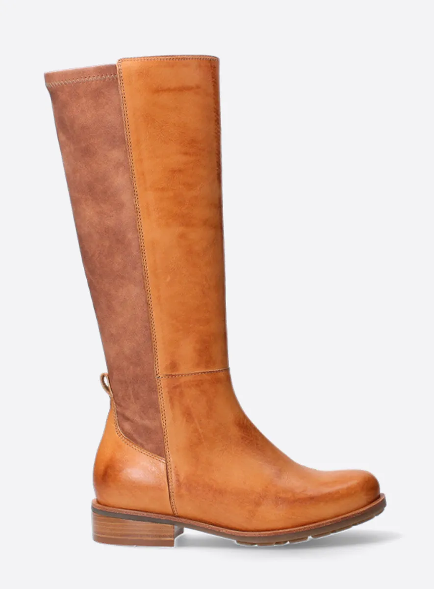 Wolky Hampton - tan leather Boots for women