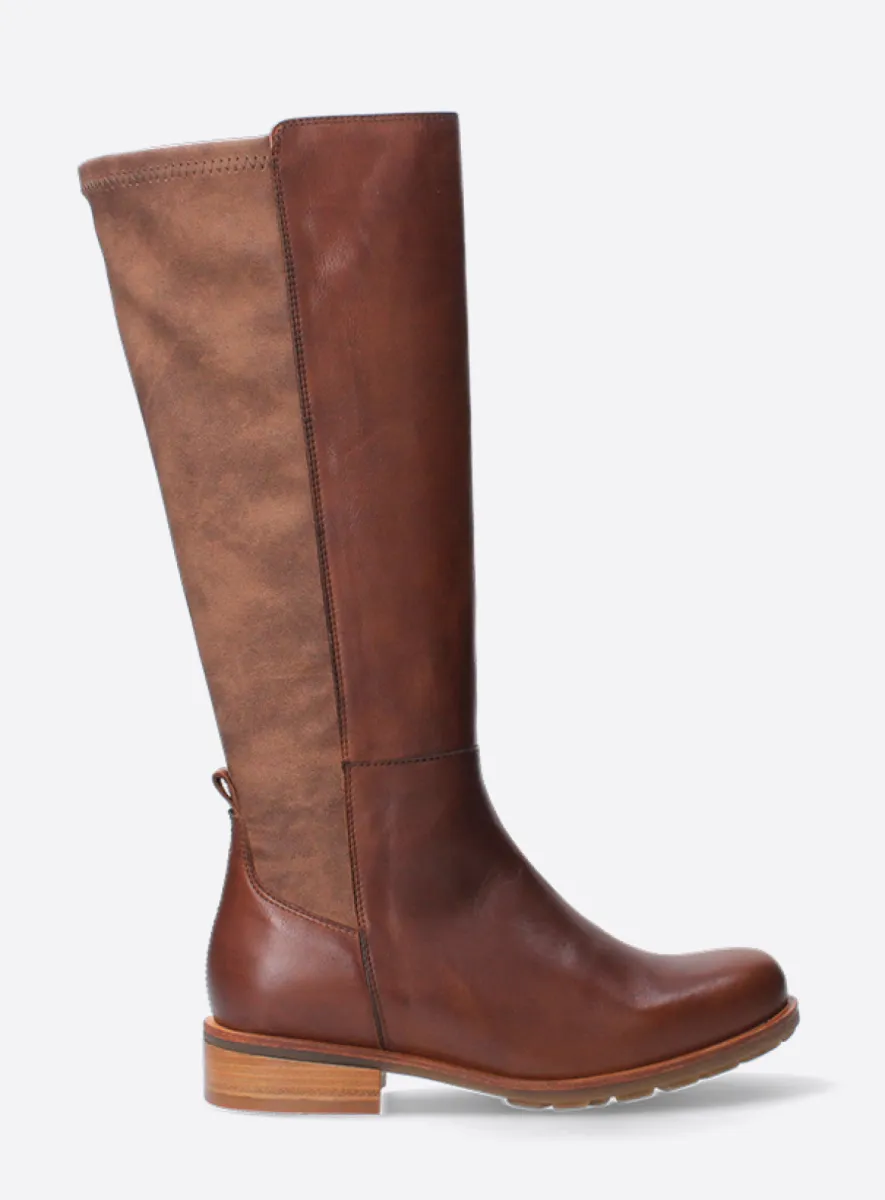 Wolky Hampton - cognac leather Boots for women