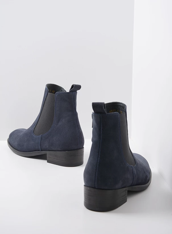 wolky ankleboots 04517 masala 45800 blue suede back