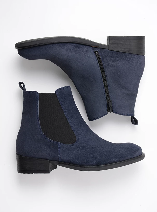 wolky ankleboots 04517 masala 45800 blue suede top