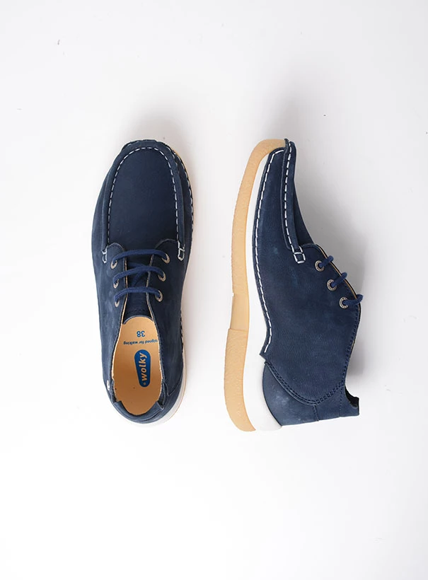 wolky low lace up shoes 04526 rosella 10827 denim nubuck top