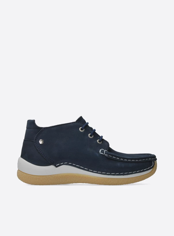 wolky low lace up shoes 04526 rosella 10827 denim nubuck