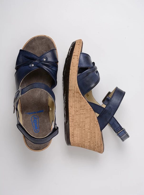 wolky sandals 04628 ixia 2 20800 blue leather top