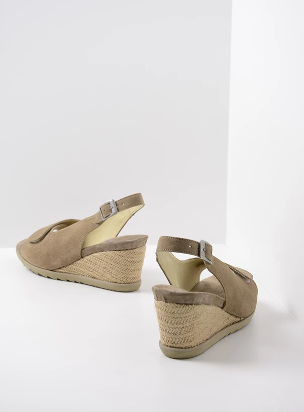wolky sandals 04680 murcia 40150 taupe suede back