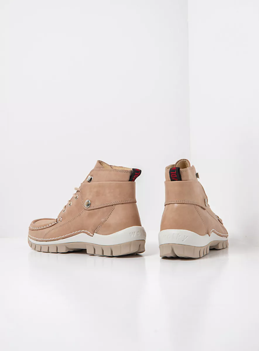 Wolky Lace up boots 04700 Jump 36125 safari effect leather