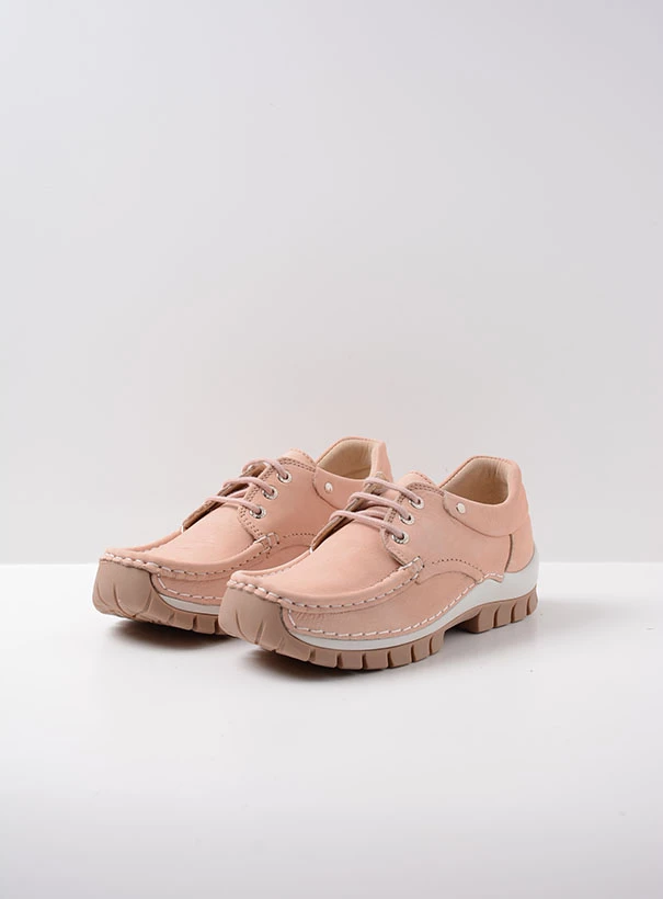 wolky comfort shoes 04701 fly summer 10160 nude nubuck front