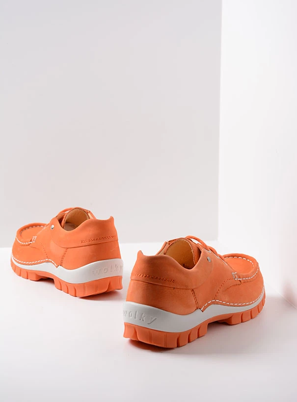 wolky comfort shoes 04701 fly summer 10557 nubuck orange back